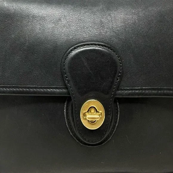 Coach Black Crossbody Bag with Structured Design - Picture 9 of 11